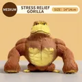 Mittelgroßes braunes Gorilla-Anti-Stress-Spielzeug für Entspannung und lustigen Spaß - 500 g / Mittlerer Gorilla