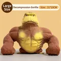 Große braune Muskel Gorilla Anti-Stress-Spielzeug 21x23cm SKU-Variante für Entspannung - 700g / Gorilla