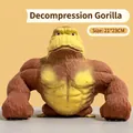 Large brown muscular gorilla decompression toy for stress relief 21x23cm SKU variant - 700g / Gorilla
