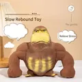 Lustiges Muskel-Gorilla-Quetschspielzeug zum Stressabbau, langsames Rückprall-Geschenk - 1500g / Super Großer Gorilla