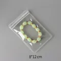 Transparent anti-oxidation jewelry storage bags, 8x12cm size, 10 pieces per pack - 8x12cm (10 Pieces/Pack) / Clear