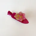 Sweet magenta metal duckbill hair clip with realistic resin dragon fruit ornament - Fruit / 1 Piece / Purple