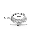 Anneau de nez sans couture en acier inoxydable avec motif serpent pour piercings - Style Serpent Torsadé (2664-2#) / Argent