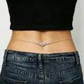Elegant silver angel wings waist chain body jewelry for women bikini beach accessories - Silver (1906)