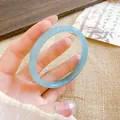 Elegant light blue translucent chalcedony bracelet for women in a new Chinese style - Style 22
