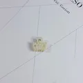 Elegant crown-shaped pearl hair claw clip for women in a glossy cream white finish - Crown Shape Artificial Pearl Style(37#) / Approx 2.5cm
