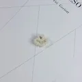 Small heart-shaped pearl hair claw clip for women, elegant hair accessory for updos - Double Layer Hollow Heart Style(38#) / Approx 2.5cm