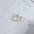 Elegant mini pearl heart shaped hair claw clip for women's stylish hair accessories - Mini Hollow Heart Style(19#) / Approx. 4cm