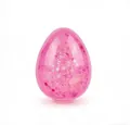 Shiny pink glitter gradient egg stress relief toy for sensory play decompression - Pink Glitter Egg / OPP Bag