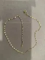 Elegant 14K gold plated Valentino lips chain necklace for women, dainty clavicle link - Lips Chain / 45cm / Gold
