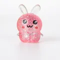 Sparkling glitter pink rabbit-shaped stress relief squishy toy for relaxation and focus - Light Pink Rabbit 6cm / OPP Bag