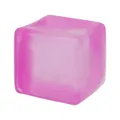 Pink translucent gradient cube squishy toy for sensory stress relief and fun play - Purple Solid Color Cube 5.5cm / OPP Bag