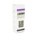 Natural dried lavender smudge stick in white box for home cleansing and purifying - Lavender [English Version] - 1 Stick