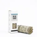 Natural Blue Sage smudge stick bundle for aromatherapy air purification and cleansing - Blue Sage [English Version] - 1 Stick