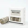 Natural California white sage smudge sticks bundle with sustainable paper packaging box - White Sage [Chinese Version] - 3 Sticks