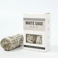Natural California white sage smudge stick bundle with cleansing packaging box - White Sage [Chinese Version] - 2 Sticks