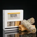 Natural California white sage and Palo Santo smudge sticks for cleansing and purifying. - White Sage & Palo Santo [Chinese Version] - 2 Sage 5 Palo Santo