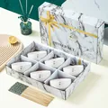 Élégant service de 6 bols en céramique et baguettes en bois dans coffret marbré - Golden Swan - 6 Bols Et 6 Baguettes (coffret Cadeau Inclus)