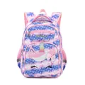 Dreamy pink galaxy unicorn school backpack for girls with ergonomic spinal support - Starry Unicorn