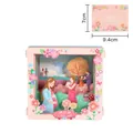 Biglietto rosa 3D pop-up per festa della mamma con fiori e testo MOM I love you - Stile Scatola Intagliata I Love Mom