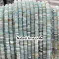 Professional quality 2*6mm natural Amazonite abacus beads for DIY handmade jewelry - 2*6mm (Approx. 148-170 Pcs) / Natural Amazonite