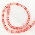2x6mm natural pink agate abacus beads for DIY jewelry making and bracelet crafting - 2*6mm (Approx. 148-170 Pcs) / Synthetic Watermelon Quartz