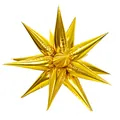 26-inch golden 4D exploding star aluminum foil urchin balloon for party event decoration - 40-inch Flat Exploding Star / Gold