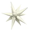 Elegant 26 inch cream white explosion star foil balloon for 3D party decorations - 40-inch Flat Exploding Star / Cream White