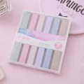 Set di 6 evidenziatori pastello estetici in custodia per la scuola e il journaling - Serie Dolce in Scatola (6 Pezzi)