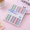 Set di 6 evidenziatori in tonalità pastello per journaling e studio - Serie Sale in Scatola (6 Pezzi)