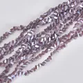 4mm galvanisierte dreieckig facettierte Glaskristallperlen für DIY eigenen Schmuck - 4mm (120-125 Stück) / Hellviolett