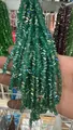 4mm green triangular electroplated crystal glass beads for DIY jewelry making - 4mm (120-125 Pcs) / Peacock Green AB