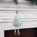 Adorable plush Christmas tree doll hanging ornament for festive holiday home decoration - Blue Pendant