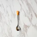 Cute orange cat paw coffee spoon made of stainless steel on marble - Spoon / Orange