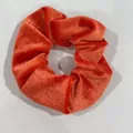 Grande elastico per capelli in velluto a coste arancione con elastico morbido - Rosso-arancio (Nuovo 24)