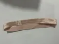 Elastic children hair band in shiny pink champagne color, 1.5cm wide DIY accessory. - Lotus Root Starch Hairband
