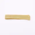 Premium shiny gold metallic 1.5cm elastic headband for kids DIY hair accessory crafts - Khaki Yellow Headband