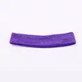 1.5cm wide vibrant purple elastic headband for children's hair accessories and DIY floral craft - Dark Eggplant Purple Headband