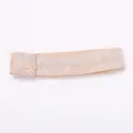 Beige 1.5cm elastic headband for kids, soft fabric hairband accessory for DIY flowers. - Oat Headband