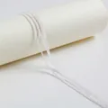 Sparkling faceted white zircon loose beads for delicate DIY jewelry accessories - 2mm / White