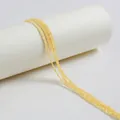 Yellow faceted zircon beads for jewelry making, 2-4mm semi-finished bracelet string. - 2mm / Yellow