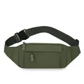 Military army green tactical waist bag for men running fitness and casual commuting - Army Green