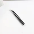 Pinzette per sopracciglia professionali in acciaio nero con custodia - Tubo Nero Con Ugello Inclinato (spessore 10 Mm)