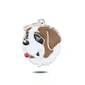 Pendentif tête de chien Saint-Bernard en métal mignon pour sacs et accessoires clés - Saint-Bernard