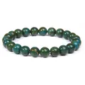 Natural green gemstone beaded bracelet for men and women high-quality handmade jewelry - Green Jade