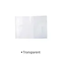 Clear and thickened transparent passport cover protector for travel document protection - 18.5*13.1cm / Transparent