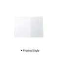 Frosted transparent passport cover protector sleeve for travel documents and IDs - 18.5*13.1cm / Frosted Style