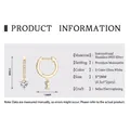 Pendientes de aro en plata S925 dorada con colgante de moissanita en forma de corazón - Moissanita Corazón (Oro Amarillo)