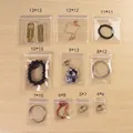 Lot de pochettes de rangement en PVC transparent pour bijoux en plusieurs dimensions - 4*11-26 Mils (sans Trous) [100 Pièces] - Offre À Durée Limitée