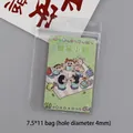 Transparent PVC self-sealing bag 7.5x11cm with hanging hole for jewelry storage - 7.5*11 With Holes [100 Pieces] - Limited-time Price Reduction